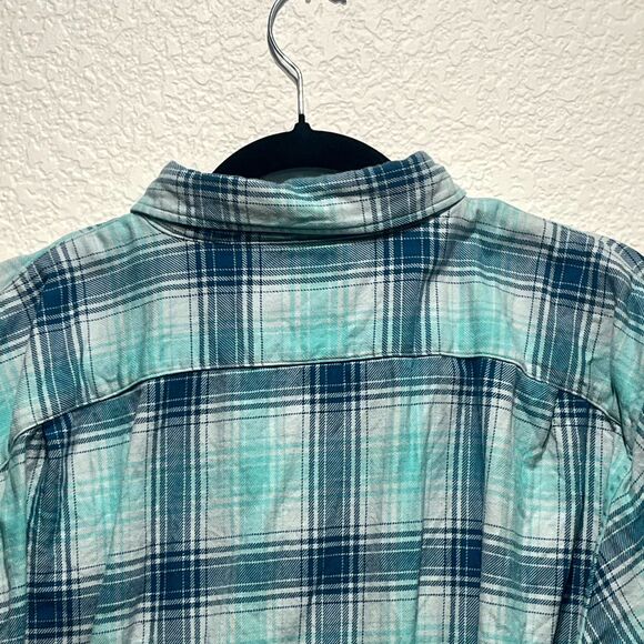 Bonobos Flannel Shirt Men 2XL Multicolor Plaid Cotton Stretch Slim Fit Button Up - Picture 3 of 9